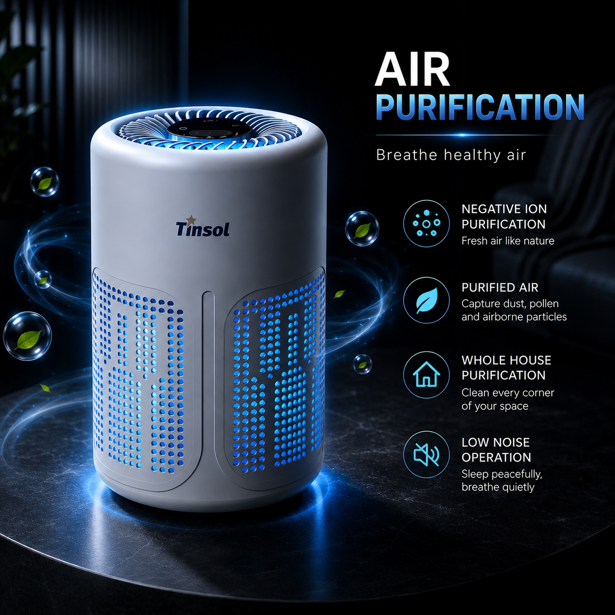PureBreeze Mini Air Purifier
