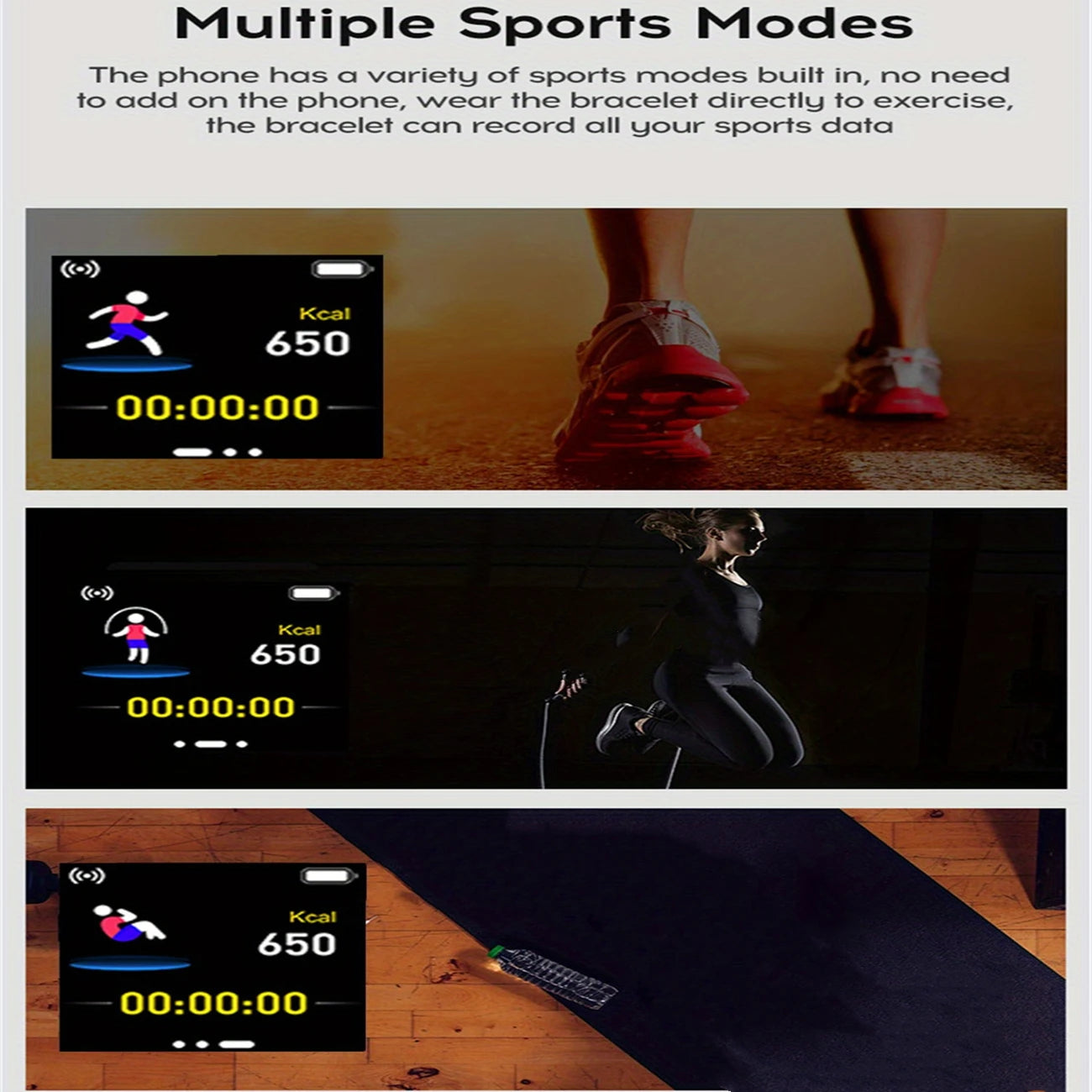 Y68 Smart Watch – Fitness Tracker with Heart Rate Monitor for Men & Women