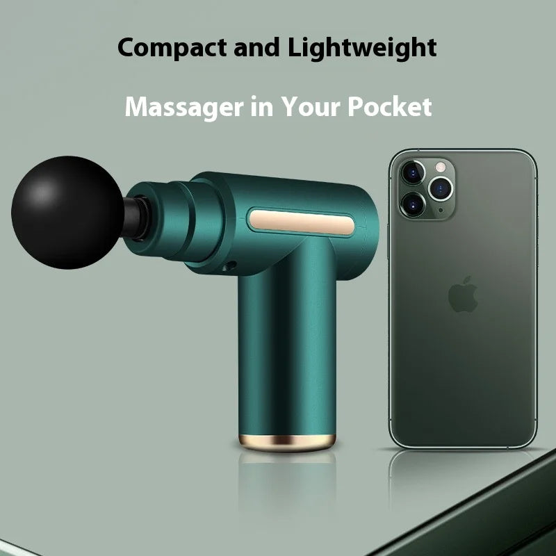 Portable Massage Gun – Deep Tissue Muscle Relief for Back & Neck