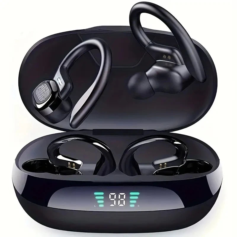 SHUKE Wireless Bluetooth Earbuds – Sport EarHook, 9D HiFi Stereo