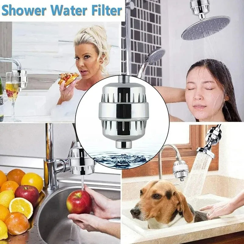 Shower Filter for Chlorine, Fluoride & Heavy Metal Removal