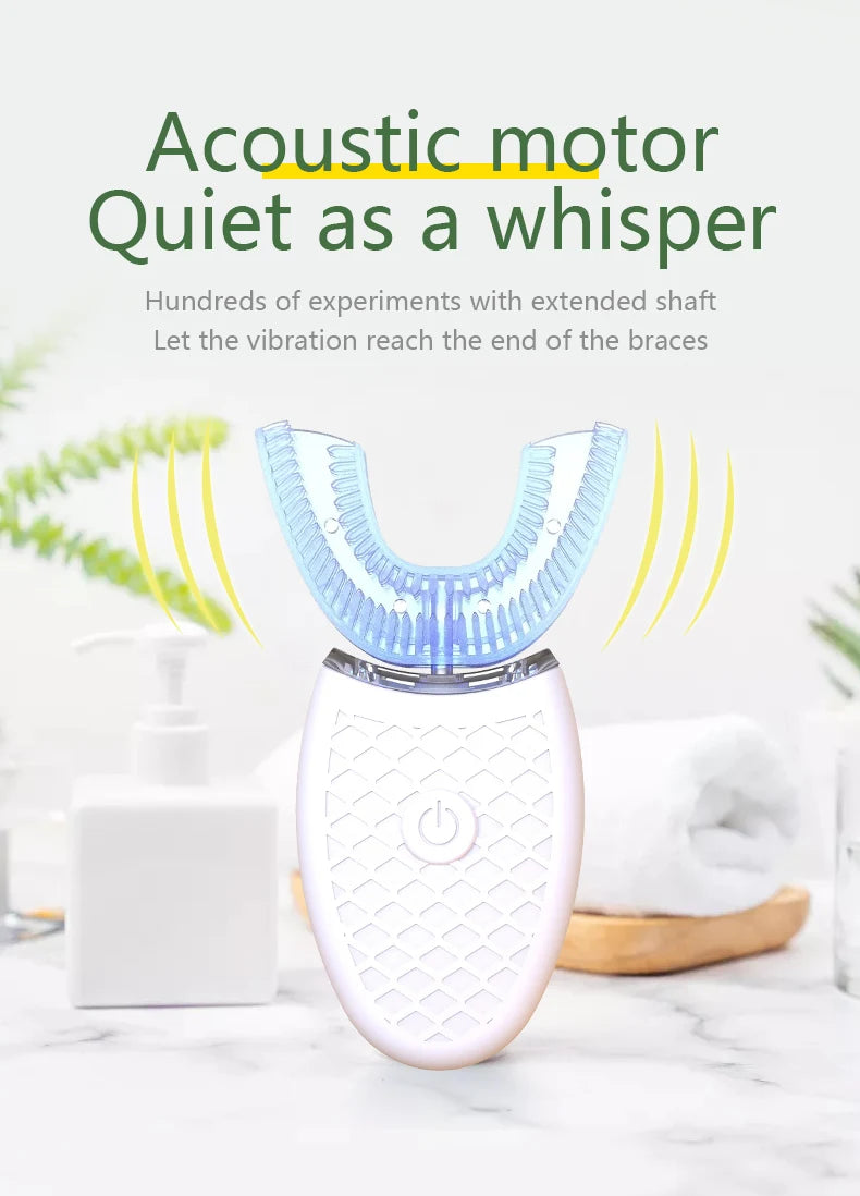 Electric Toothbrush – U-Shaped Sonic Whitening Brush