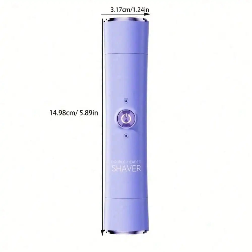 2 In 1 Electric Shaver For Women, Electric Razors For Women Shaving - Hair Removal For Wet & Dry Use, Hypoallergenic Blades, Facial Hair Removal, Usb Rechargeable