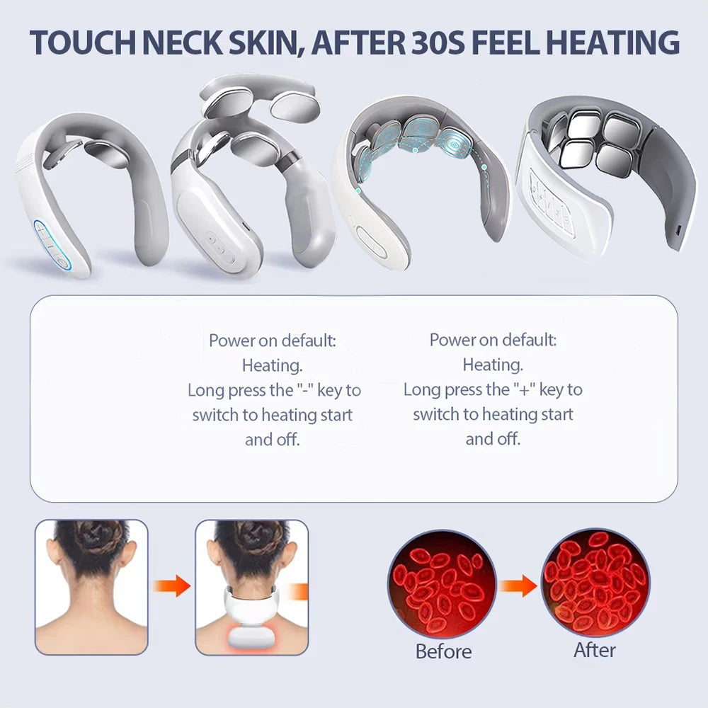 Neck Massager – Portable Smart Cervical Pain Relief Device