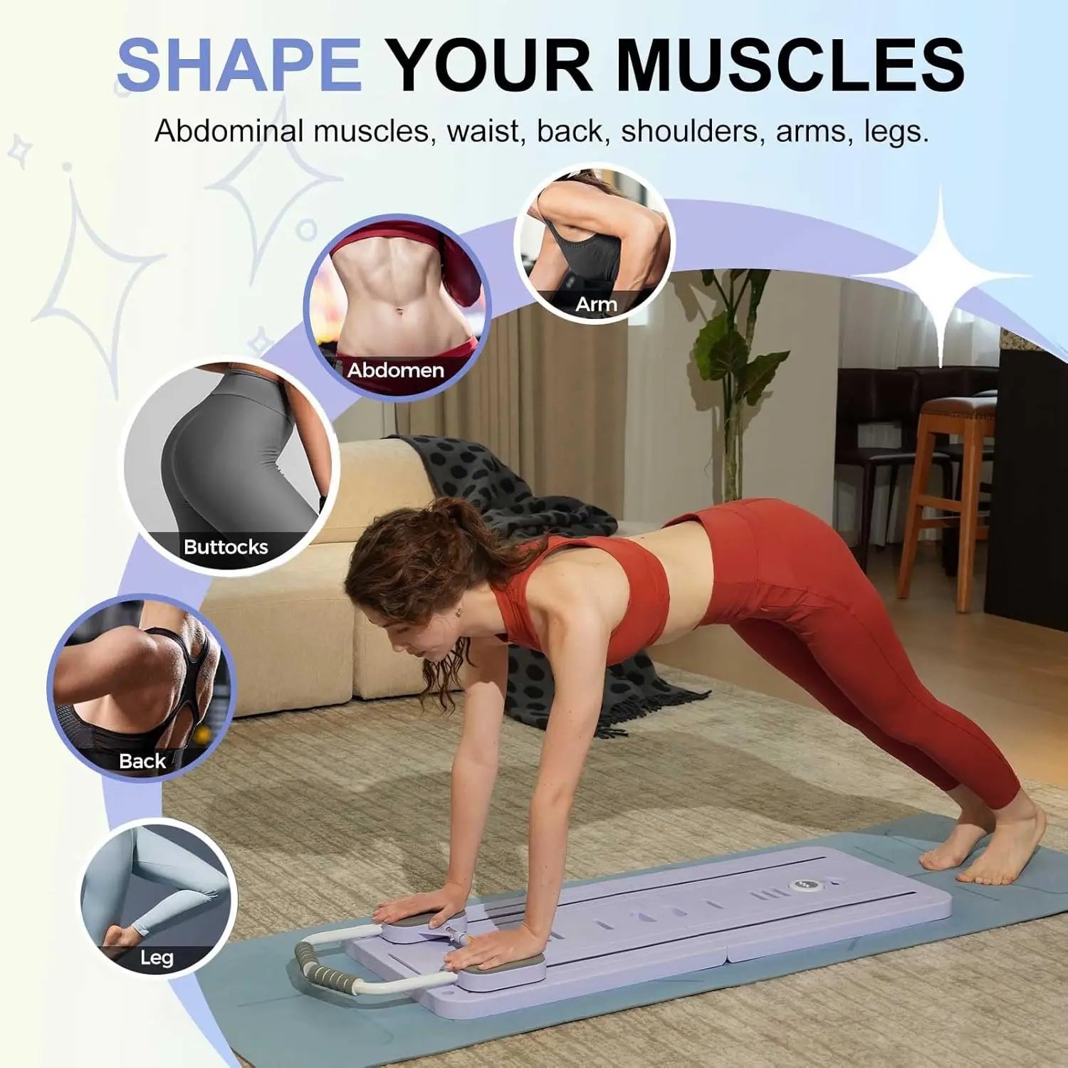 UVEUS™ Multi-Functional Pilates Board