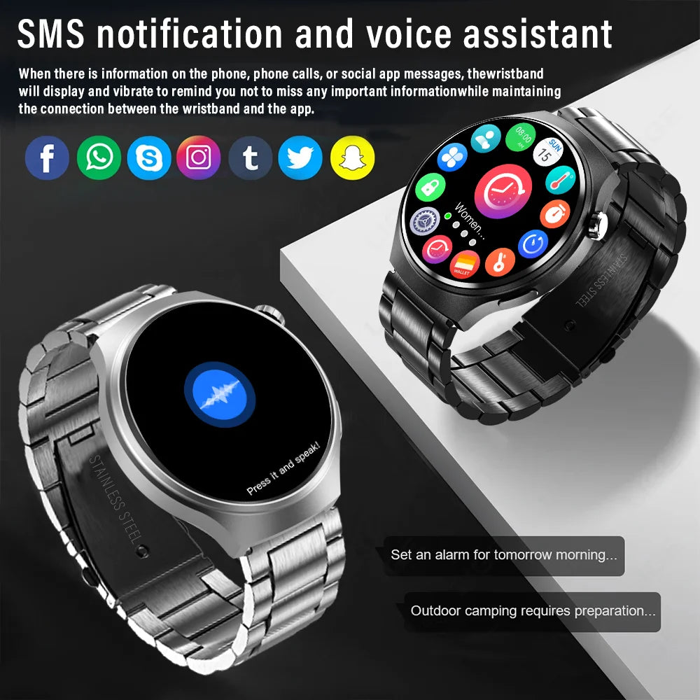 G.L Wear 2025 Smart Watch – HD Display, Bluetooth Calling & Health Tracking