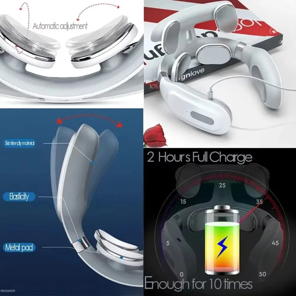 Neck Massager – Portable Smart Cervical Pain Relief Device
