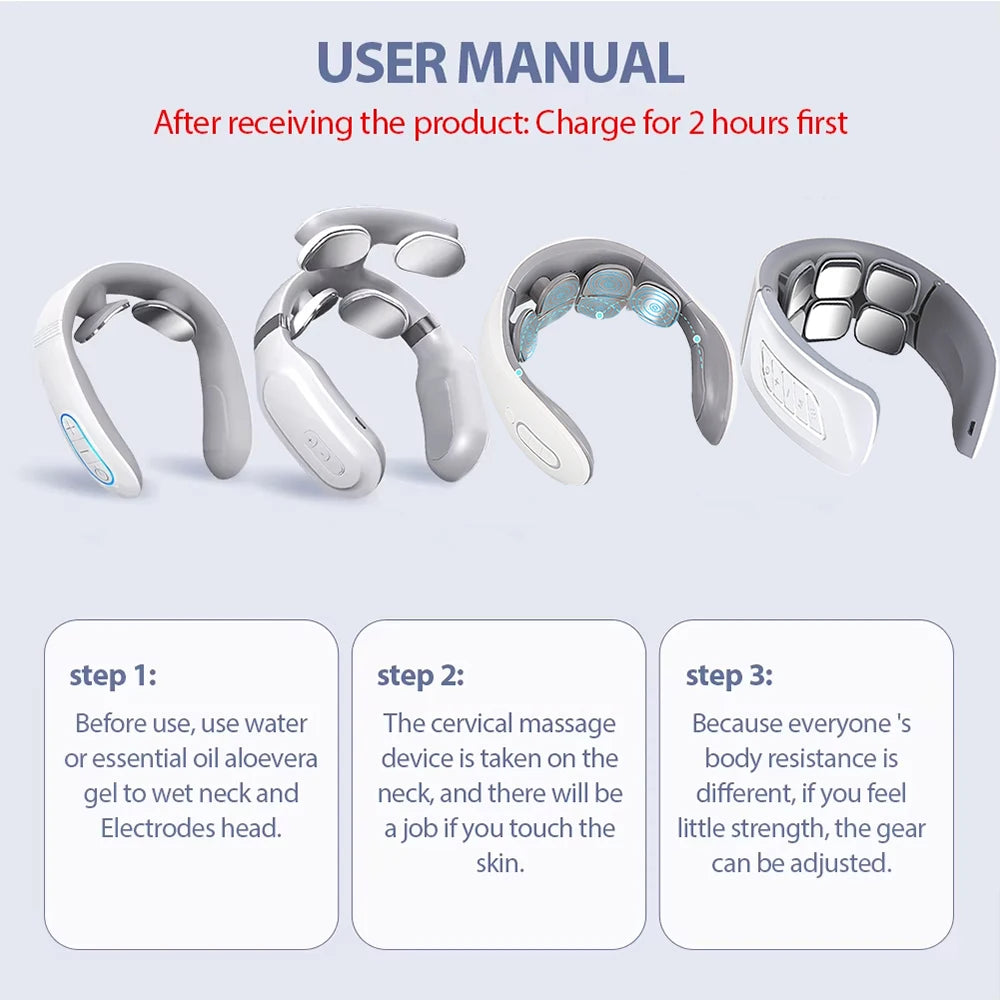 Neck Massager – Portable Smart Cervical Pain Relief Device