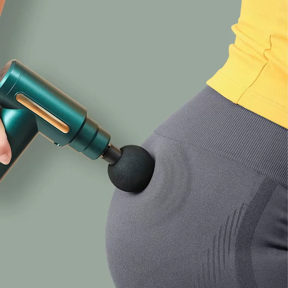 Portable Massage Gun – Deep Tissue Muscle Relief for Back & Neck