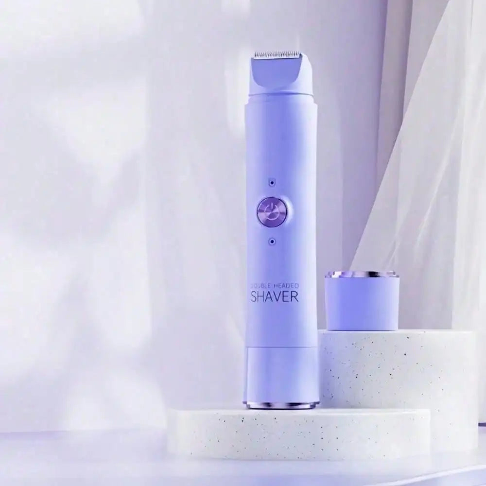 2 In 1 Electric Shaver For Women, Electric Razors For Women Shaving - Hair Removal For Wet & Dry Use, Hypoallergenic Blades, Facial Hair Removal, Usb Rechargeable